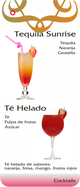 Tequila Sunrise y Té Helado