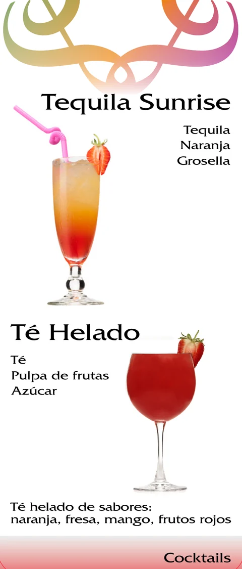 Tequila Sunrise y Té Helado